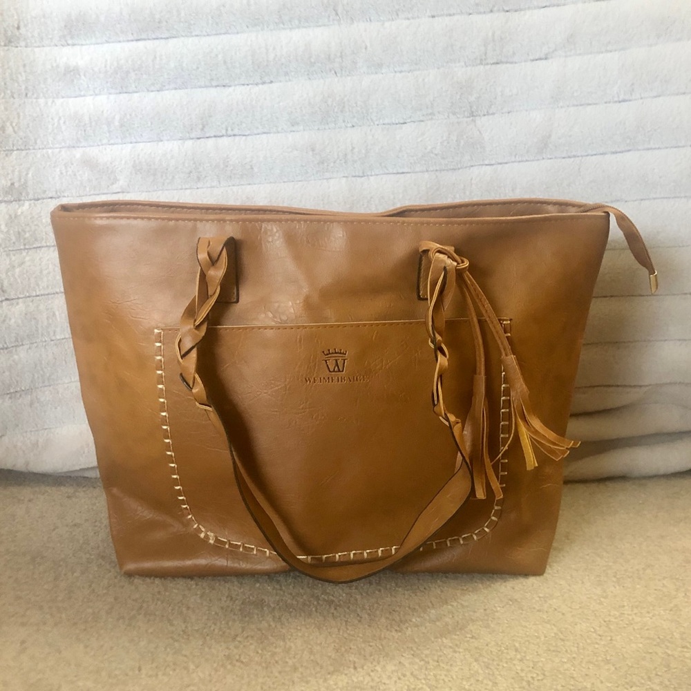 Weimeibaige Brown Tote